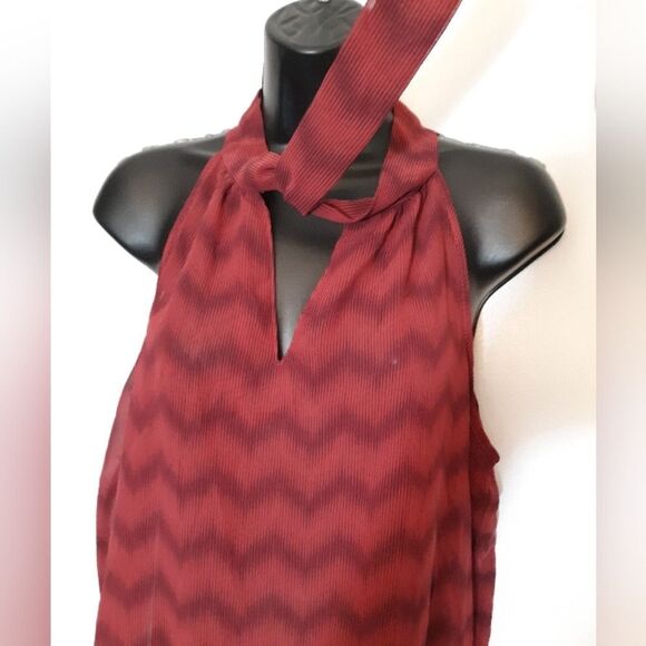 Forever 21 Contemporary red sheer tank top - Picture 6 of 6